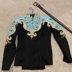 Western Pleasure Set - Blue, Ladies 4-6